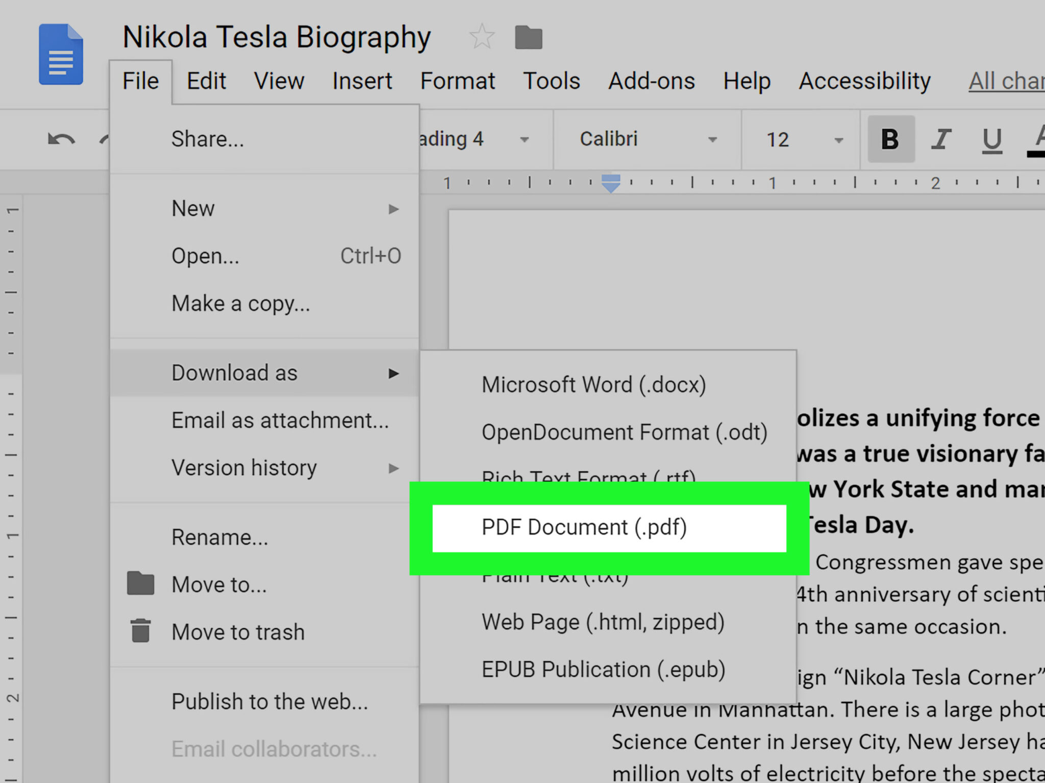 How To Download A Word Document As A Pdf