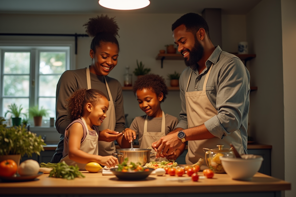 famille multiculturelle